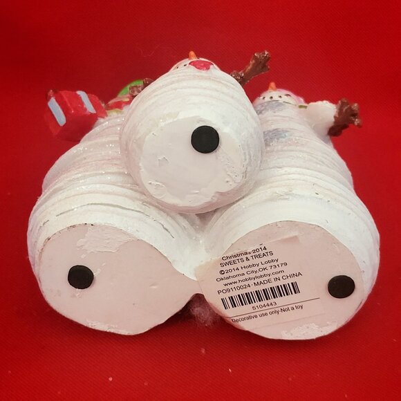 Snowman Family Figurine Hobby Lobby Sweets & Treats Christmas 2014 - Picture 4 of 10